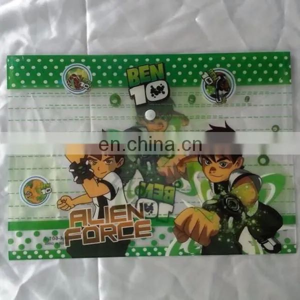 waterproof PVC folder,transparent bag,cute document folder