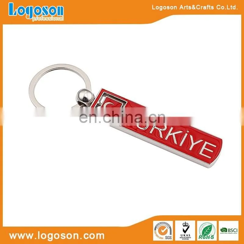 Custom blank metal key chain with buckle