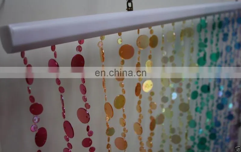 Rainbow Champagne Bubbles Beaded Curtains