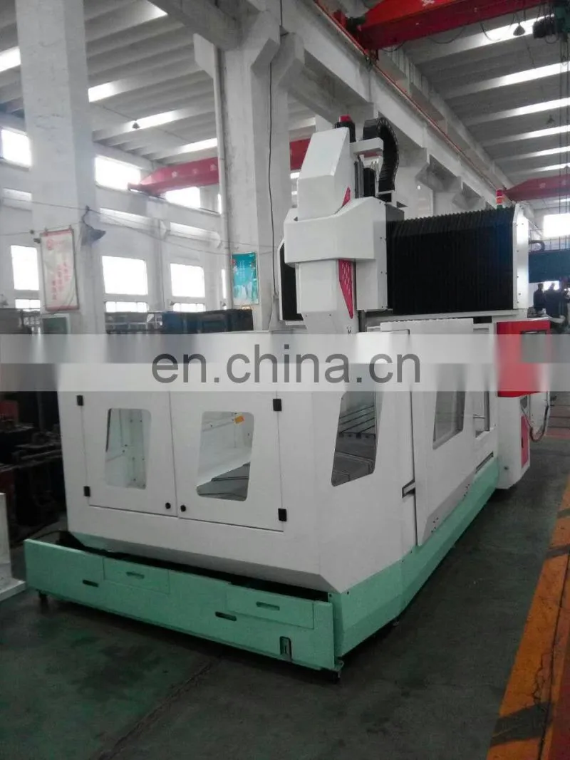 H100-1 Linear Guideways Machine Rotary Table 4 Aixs CNC Milling Machine