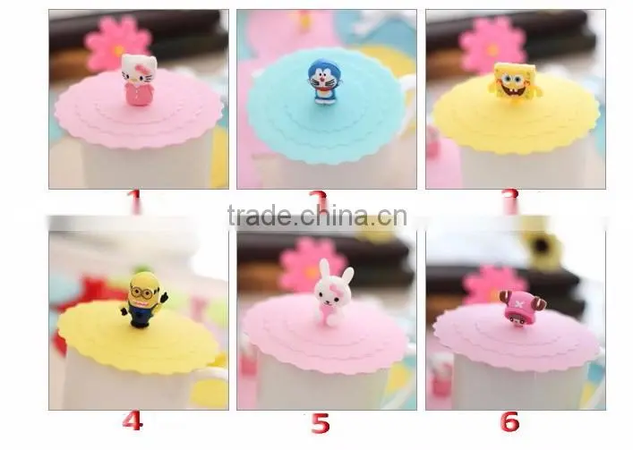 Logo Customized Mug Cup,Ceramic Mug Cup With Silicone Lid FDA Silicone Cup Lid
