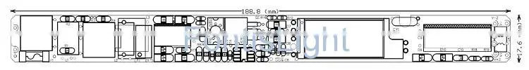 T8 isolated led tube driver/led tube driver 25w