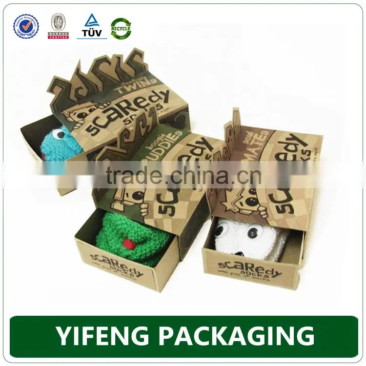 2015 good selling, natural kraft paper packaging box