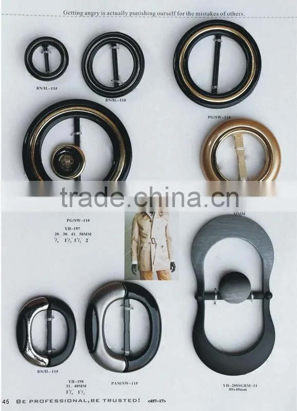 fashion ABS buckle in plating
