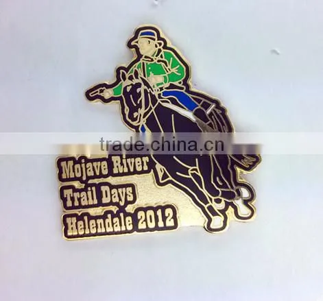 Custom shield metal gift epola badge / imitation lapel pins