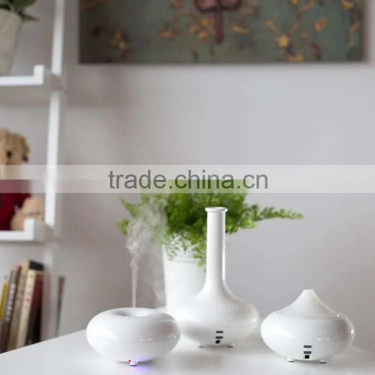 160ml Ultrasonic Diffuser Humidifier Air Purifier Atomizer White