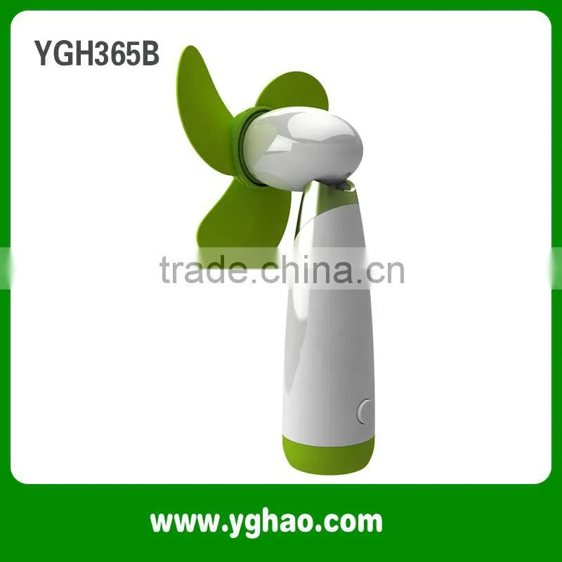 YGH365B Table Installation and Mini Handy Fan Plastic Material Battery Operated