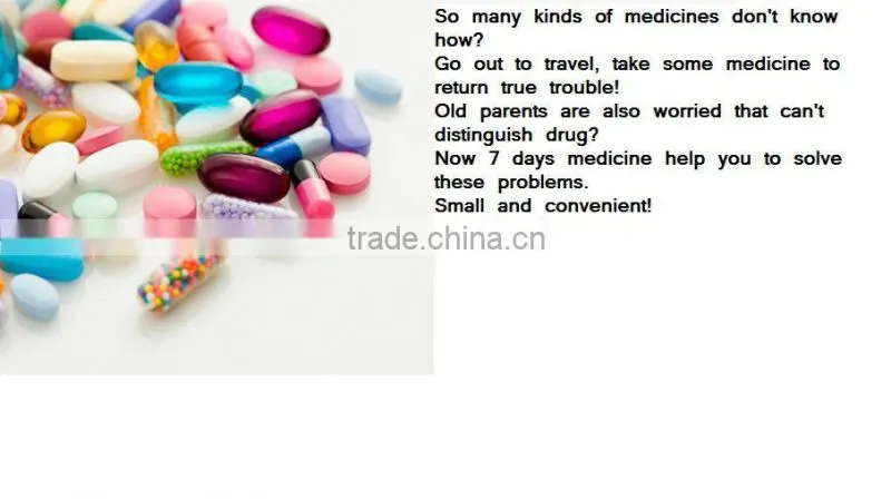 28 days pill Case One Week Travel Pill Box
