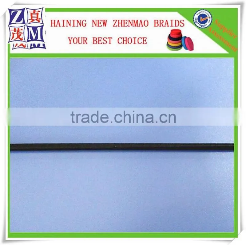 Wholesale high quality braided colored polyester round rubber cord
