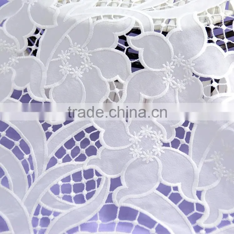 2016 textile latest design flower pattern sweet girl style embroidery lace fabric for apparel
