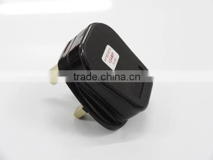 Top Convenience AC 3-Prong UK Rewirable Plug power cord UK plug with fuse