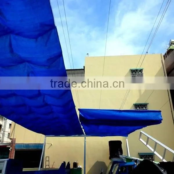 340g blue shade net & sun shade net & shade sail
