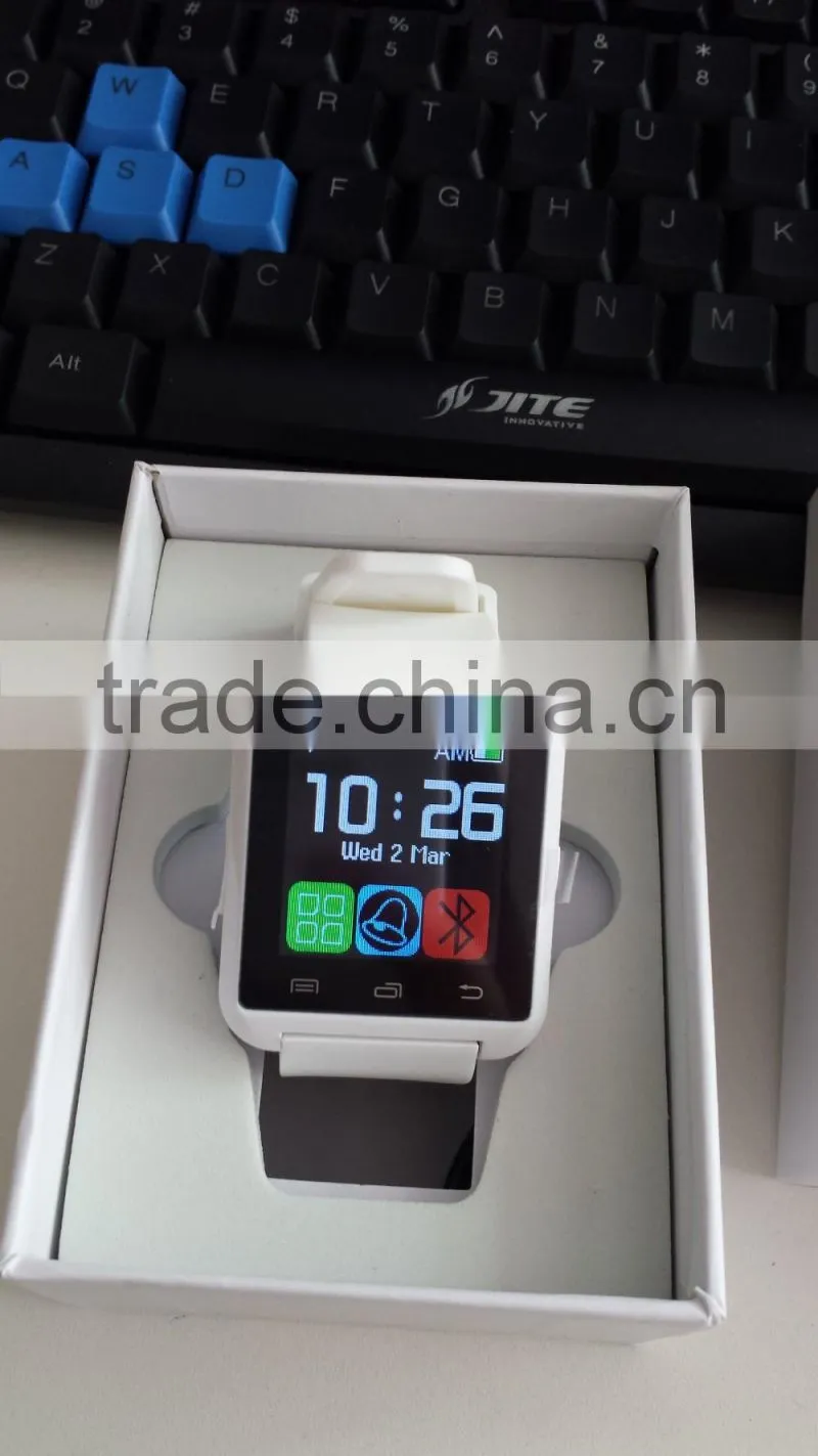 Hot for u8 mobile sport bluetooth smart watch with watch box, women watches for u8
