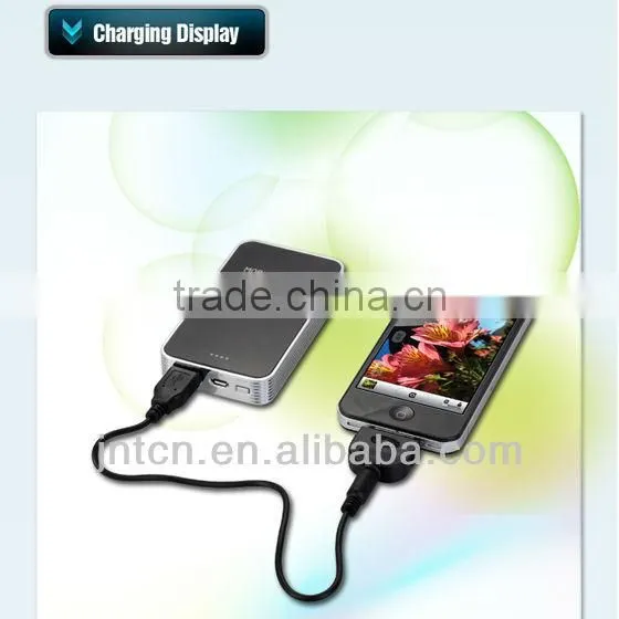 5000mAh/5V rechargeable handy travel mobile power bank charger for iPone/iPad/phones MP005