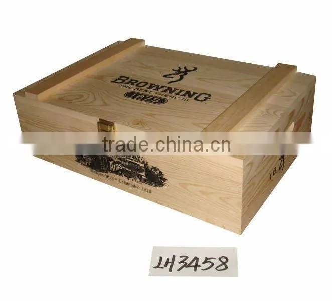 Decorative wooden wine box