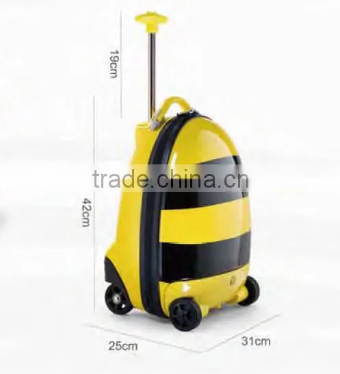 High quality remote control rc automatic children school trolley bags suitcase