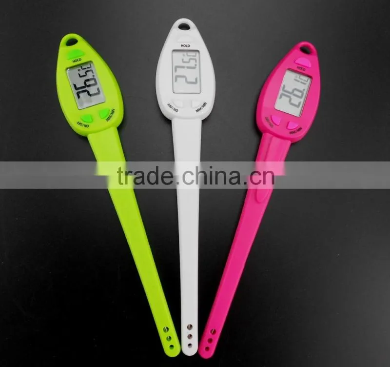 Jumbo LCD pocket digital meat kitchen thermometer