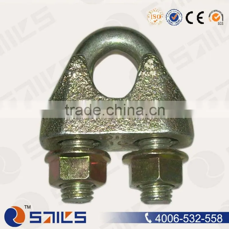 DIN 1142 Malleable Electrical Galvanized Wire Cable Rope Clamp