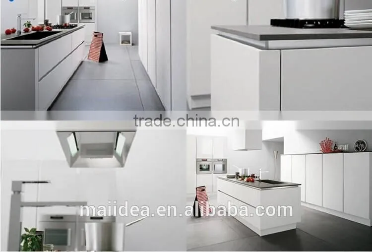Shinny color wood kitchen cabinet Approved ISO SGS UL