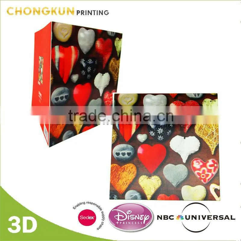 customized 3d lenticular souvenir postcard for scenic zone