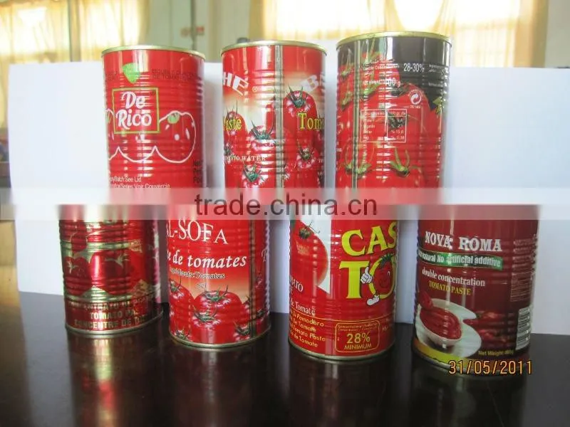400g BAIHE brix28-30 canned tomato paste