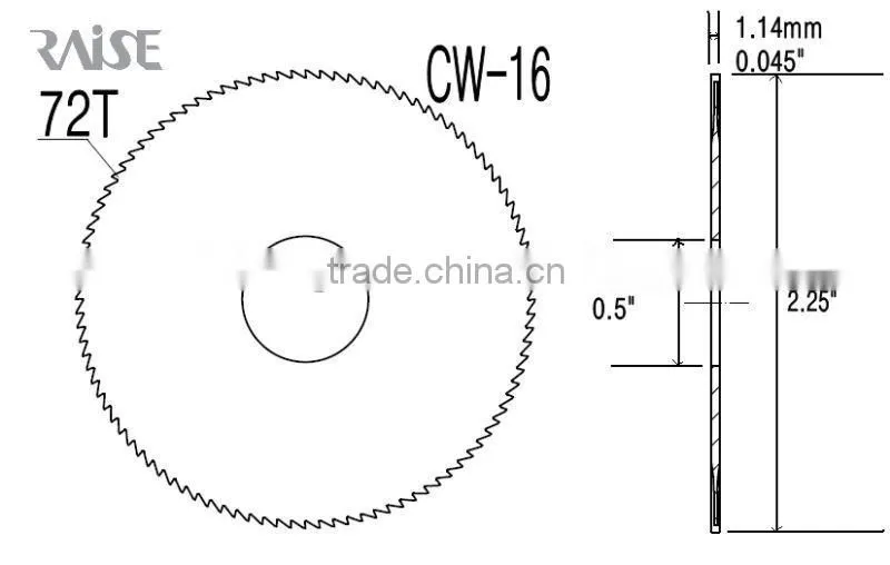 key cutting tool_0042 _ HSS-Ti double sides angle cutters for wenxing vetical key machinekey cutting tool