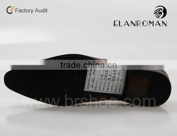 Concise style waxing cow leather shoes