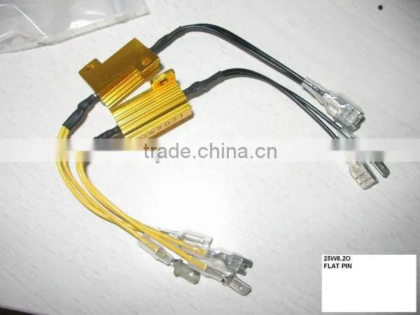 LED signal load resistor pack 25W8.2 with Flat pins