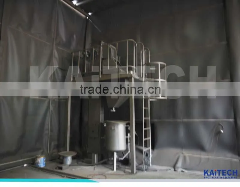 sand peening booth/shot peening room