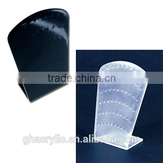 GH-RZ356 2014 hot sale Elegant and fashionable earring display,Plastic Acrylic Earring Display
