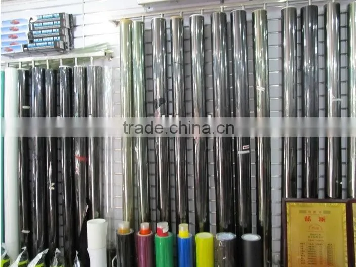 light green Scratch-resistant Car Solar Film with size: 1.52*12m/1.52*30m/1.52*60m each roll