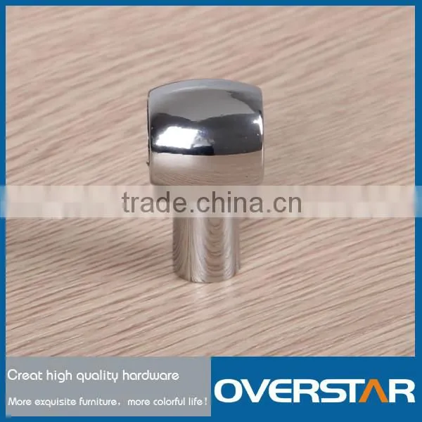 Chorme Plated Zinc Alloy Bathroom Furniture Accessories Drawer Knob