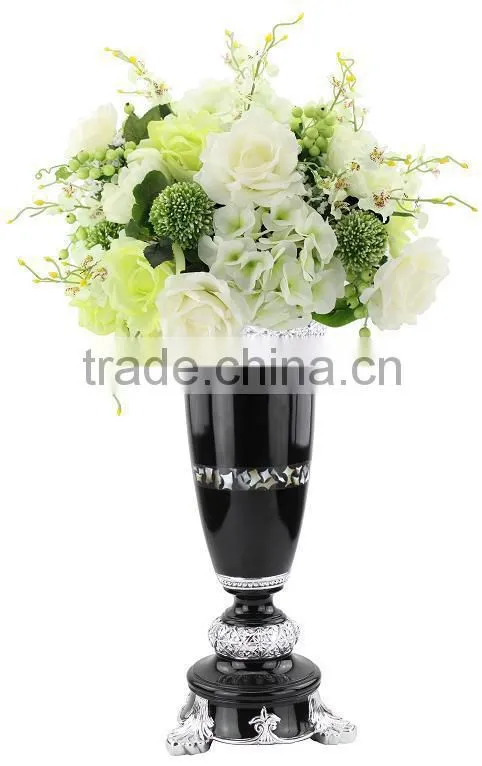 Large new design home decoration flower vase ceramic