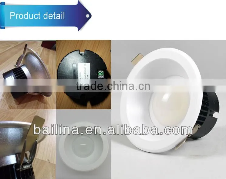 high quality led dimmable ceiling downlight for house