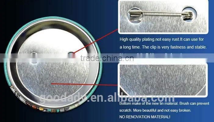 China low price new product funny pins buttons