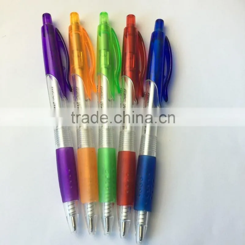 2015 cheap plastic material ballpen with low price