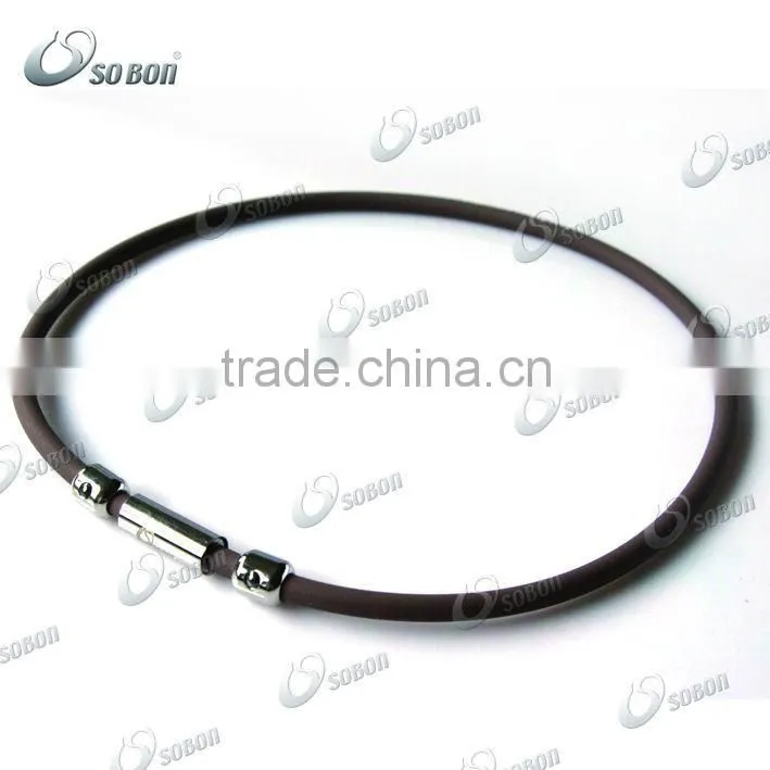 2014 best seller custom made titanium sports necklace custom sports energy necklace