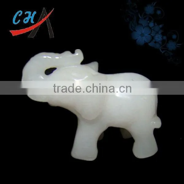 jade hand carved elephant