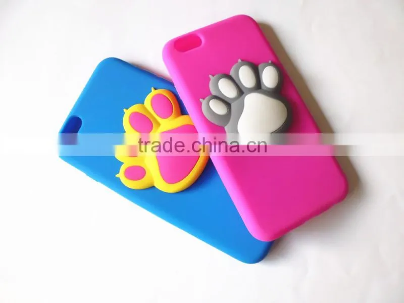 durable Silk print silicone mobilephone case