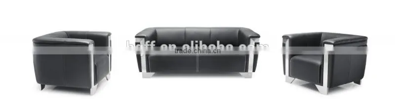 S-22 office sofa set designs stainless steel fram high quality office sofa