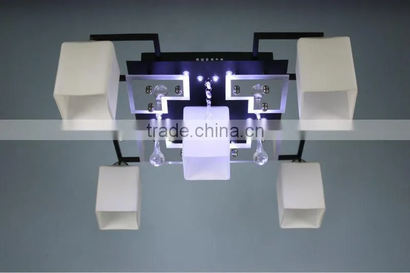 LED square crystal chandelier&pendant for house decoration