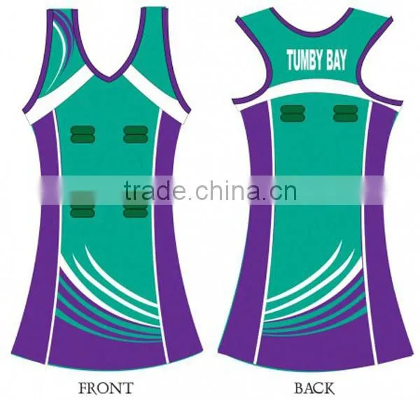 Wholesale cheap price netball dress design color black
