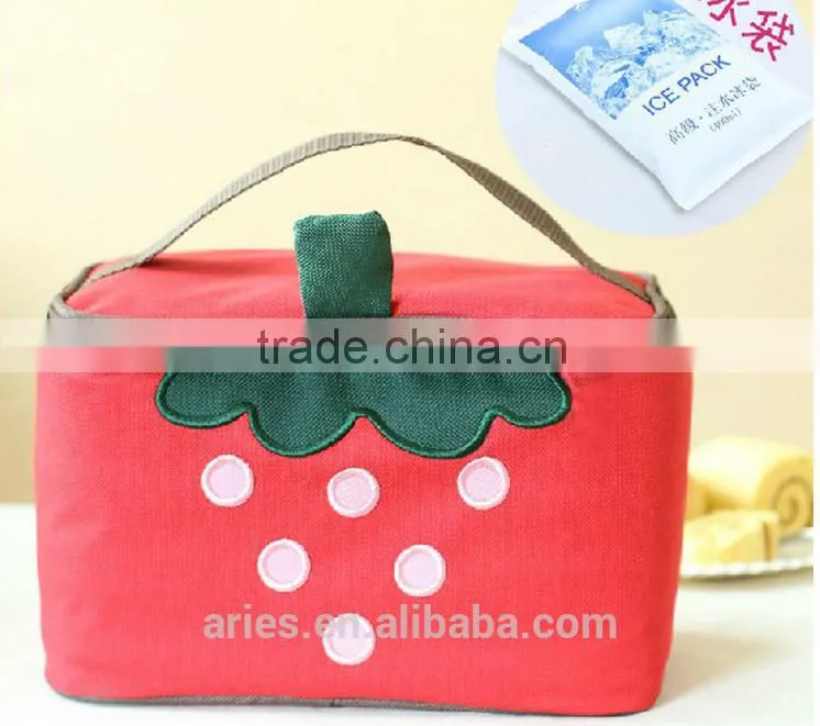 single cartoon multicolor lunch bag insulation package bag waterproof ice bag fresh milk pack