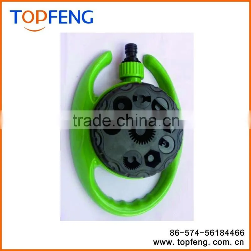 Garden water sprinkler with 9 holes