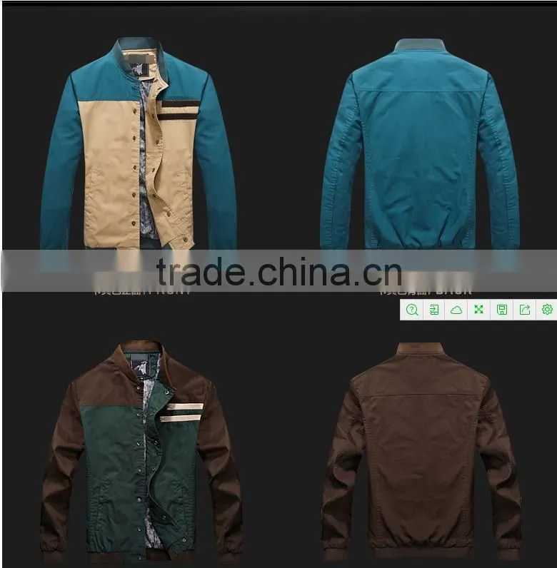 Spring and Autumn new men's casual cotton collar Korean wave of men thin coat jacket cotton jacket
