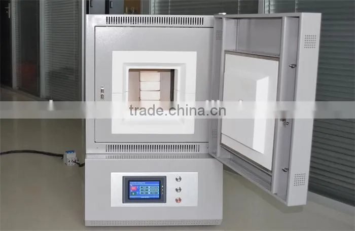 CE Certified 1400C High Temperature Heat Treatment Box furnace used in laboratory
