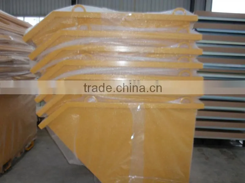 Type CSD stainless steel forklift tipping skip