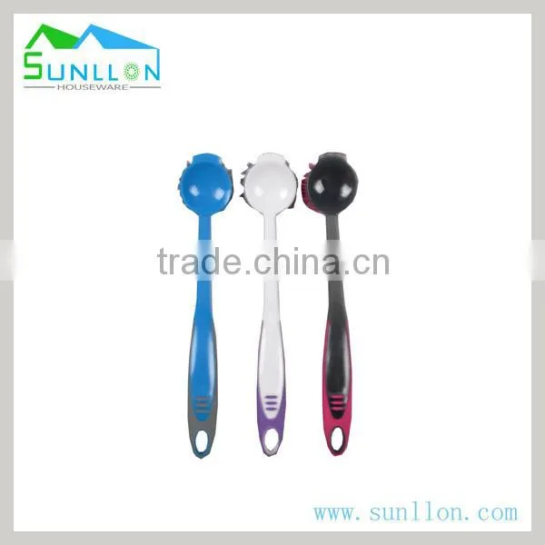 Colourful Plastic Long Handle Holloware Brush PP Bristle Brush Cleaning Kitchen Washing Brush