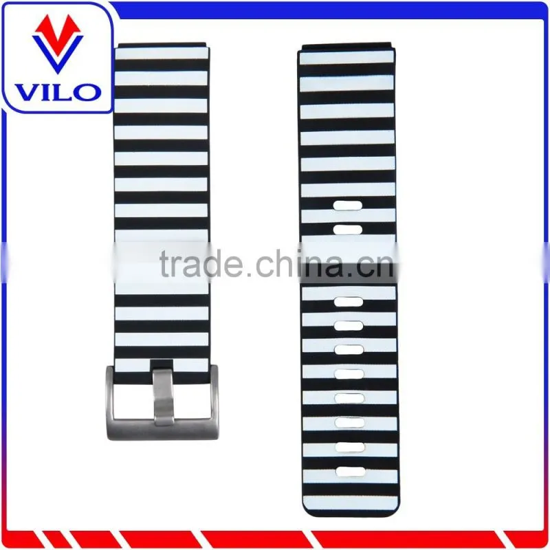 Soft Rubber Wrist Band Watch Strap For Fitbit Blaze, For Fitbit Blaze Silicone Wrist Strap