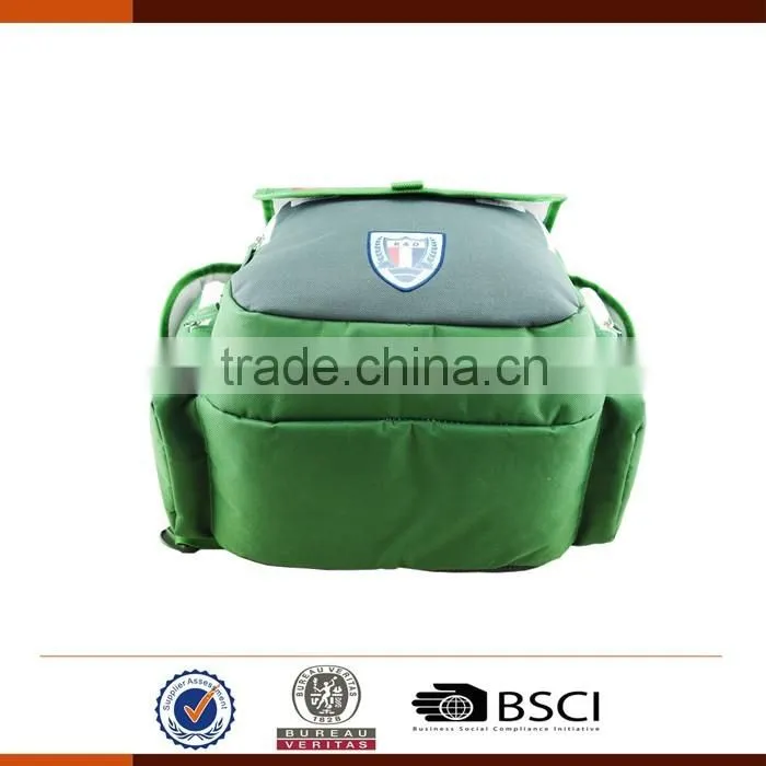 Stylish 600D Student School Bag With Laptop Compartment